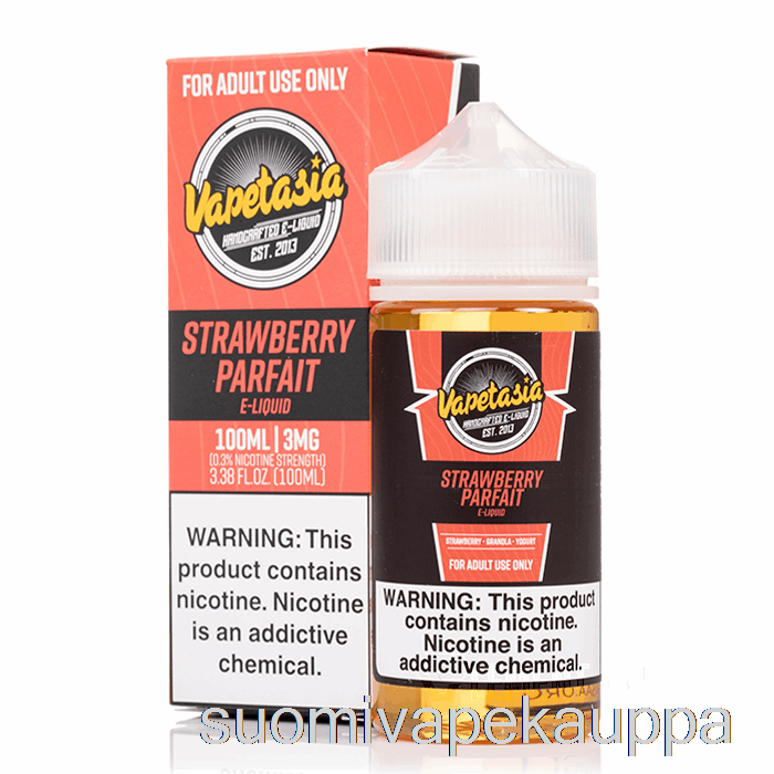 Vape Nesteet Mansikkaparfait - Vapetasia - 100ml 6mg